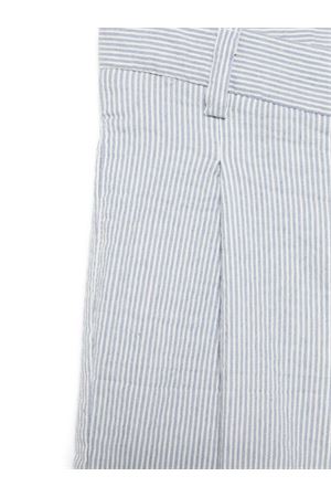 blue viscose trousers PAOLO PECORA KIDS | PP3880INDAC